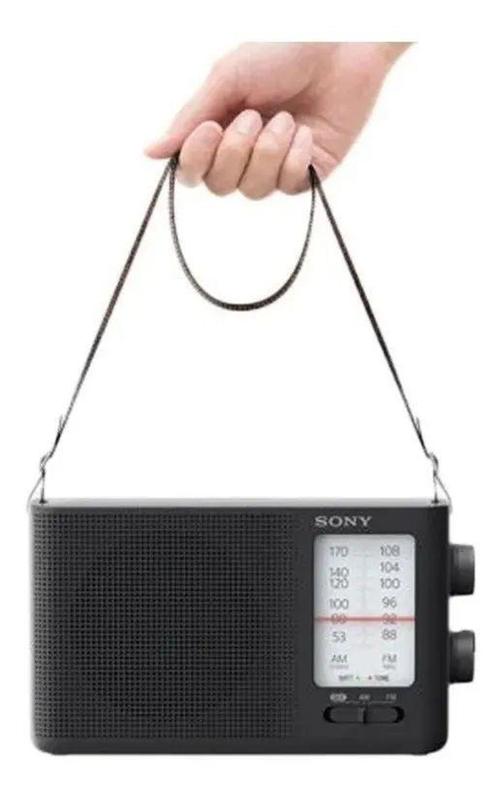 Rádio Portátil Sony AM FM Pilha Excelente Sintonia ICF-19 - Rádio
